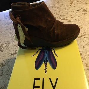 Never worn FLY London booties size 37